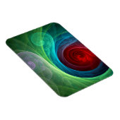 Magnet Flexible Tempête rouge Floral Art moderne Abstrait Motif co (Côté Droit)