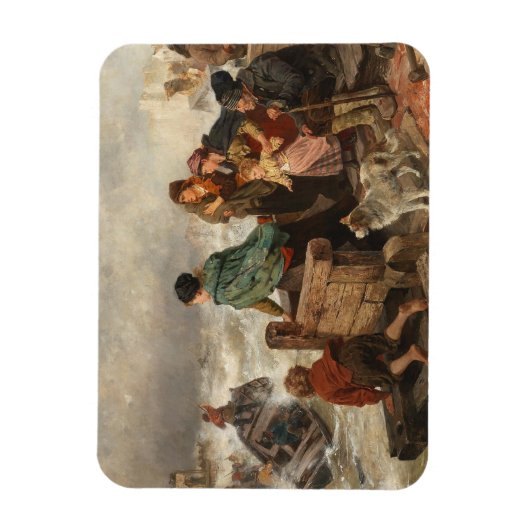 Magnet Flexible Tempête sur la côte (par Rudolf Jordan) (Vertical)