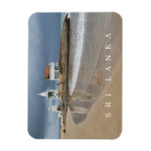 Magnet Flexible Temple bouddhiste Sri Lanka vue réfrigérateur aima (Vertical)