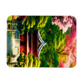 Magnet Flexible Temple Cherry Blossom (Horizontal)