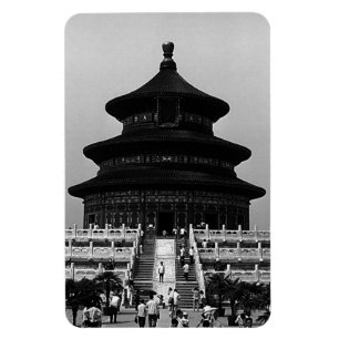 Magnet Flexible Temple de Pékin de Chine vintage 1970