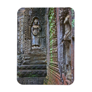 Magnet Flexible Temple de Ta Prohm, province de Siem Reap, Cambodg