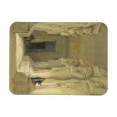 Magnet Flexible Temple fouillé de Gysha, Nubie, de "Egypt and (Horizontal)