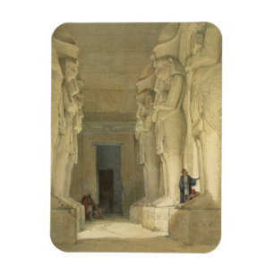 Magnet Flexible Temple fouillé de Gysha, Nubie, de "Egypt and