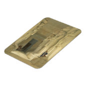 Magnet Flexible Temple fouillé de Gysha, Nubie, de "Egypt and (Côté Gauche)