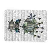 Magnet Flexible Temps de battement (Horizontal)