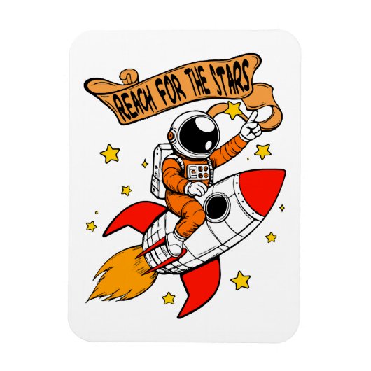 Magnet Flexible Tendre vers les étoiles (Vertical)