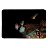 Magnet Flexible Ténèbres radieuses - Lune d'élégance effrayante (Horizontal)