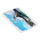 Magnet Flexible Tenerife Espagne Canaries Vintage voyage (Côté Droit)