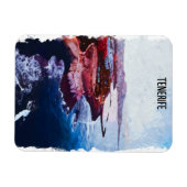 Magnet Flexible Tenerife Espagne Côte Canarias Voyage Souvenir (Horizontal)