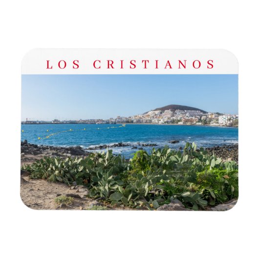 Magnet Flexible Tenerife Los Cristianos vue frigo aimant (Horizontal)