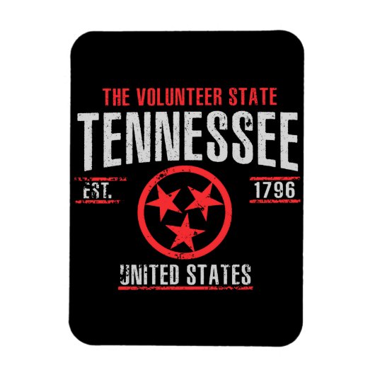 Magnet Flexible Tennessee (Vertical)