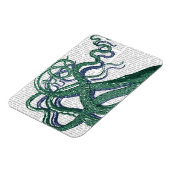 Magnet Flexible Tentacles de pieuvre vert et bleu (Côté Gauche)