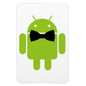 Magnet Flexible Tenue de soirée Robot Android Vert (Vertical)