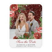 Magnet Flexible Terracotta Floral Christmas Pine Bough Wedding (Vertical)