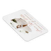 Magnet Flexible Terracotta Romantique Brossé photo Enregistrer la  (Côté Droit)