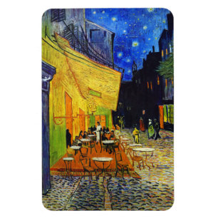 Magnet Flexible Terrasse de café la nuit par Van Gogh
