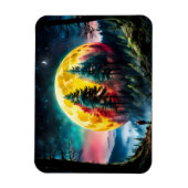 Magnet Flexible Terre de la lune de mise en scène (Vertical)