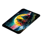 Magnet Flexible Terre de la lune de mise en scène (Côté Gauche)