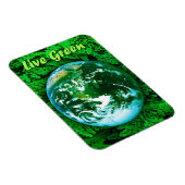 Magnet Flexible Terre verte - conscience écologique (Côté Droit)