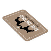 Magnet Flexible Tervueren Fox Wedding Save the Date (Côté Droit)