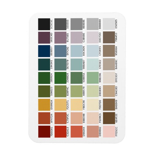 Magnet Flexible Test de couleur (Vertical)