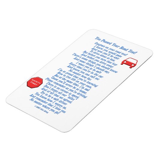 Magnet Flexible Test routier - Nouveau conducteur (Côté Gauche)