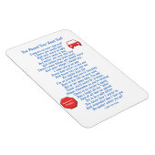 Magnet Flexible Test routier - Nouveau conducteur (Côté Droit)