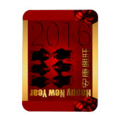 Magnet Flexible TÊT Vietnam New Year of the Monkey 2016 (Vertical)