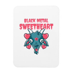 Magnet Flexible tête de chèvre mignonne baphomet