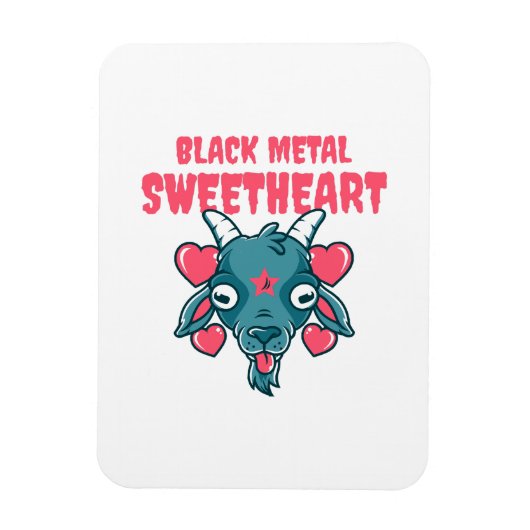 Magnet Flexible tête de chèvre mignonne baphomet (Vertical)