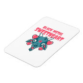 Magnet Flexible tête de chèvre mignonne baphomet (Côté Gauche)