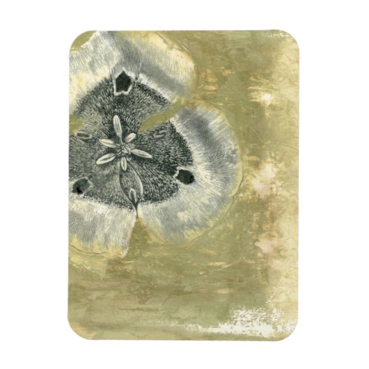 Magnet Flexible Tête de fleurs Abstraite de texture laquée (Vertical)