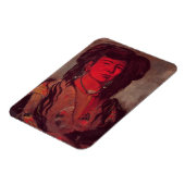 Magnet Flexible Tête de Kate One Horn (huile sur toile) (Côté Gauche)