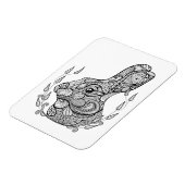 Magnet Flexible Tête De Lapin Inspirée En Wreath (Côté Gauche)