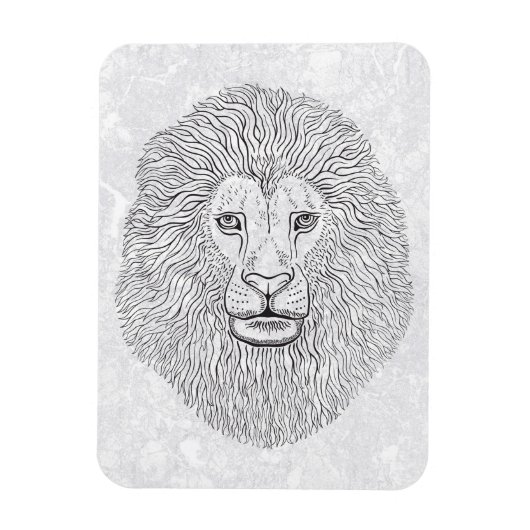 Magnet Flexible Tête de lion (Vertical)