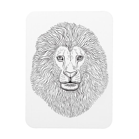 Magnet Flexible Tête de lion (Vertical)
