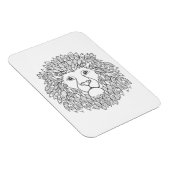Magnet Flexible Tête de lion inspirée (Côté Droit)