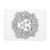 Magnet Flexible Tête de lion inspirée (Horizontal)