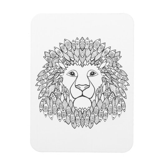 Magnet Flexible Tête de lion inspirée (Vertical)