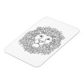 Magnet Flexible Tête de lion inspirée (Côté Gauche)