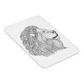 Magnet Flexible Tête de lion inspirée 5 (Côté Droit)