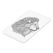 Magnet Flexible Tête de lion inspirée 5 (Côté Gauche)
