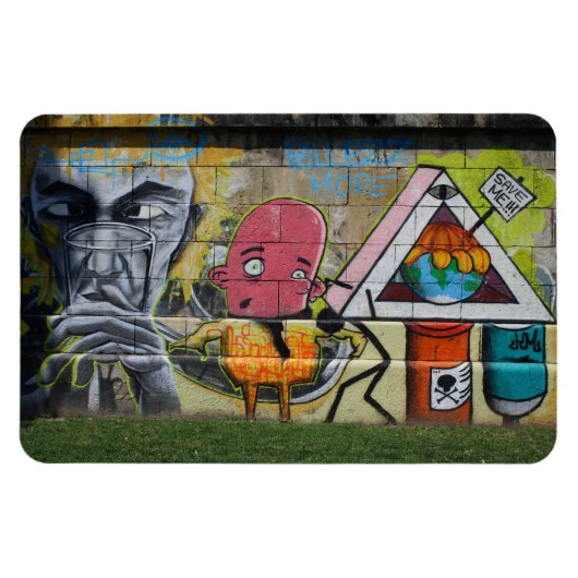 Magnet Flexible Tête rose (Horizontal)