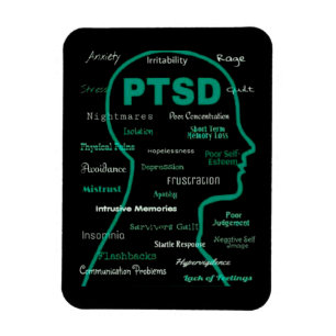 Magnet Flexible Tête/symptômes de PTSD