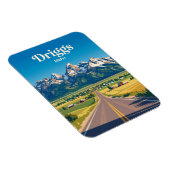Magnet Flexible Teton Scenic Byway Idaho (Côté Droit)
