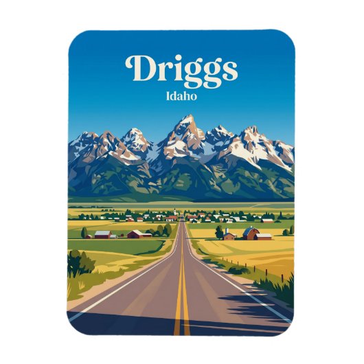 Magnet Flexible Teton Scenic Byway Idaho (Vertical)