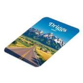 Magnet Flexible Teton Scenic Byway Idaho (Côté Gauche)