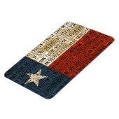 Magnet Flexible Texas Flag Licence Plate Art Lone Star State (Côté Gauche)