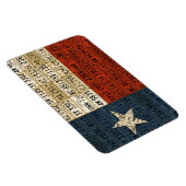 Magnet Flexible Texas Flag Licence Plate Art Lone Star State (Côté Droit)